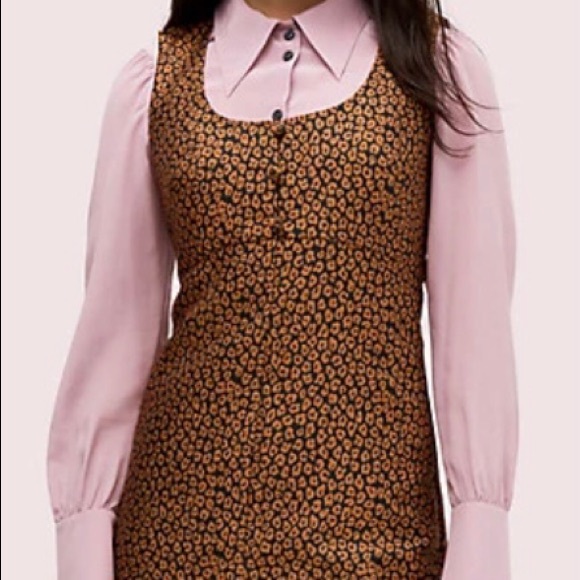 kate spade Dresses & Skirts - Kate spade ♠️ flora leopard jacquard fabric dress